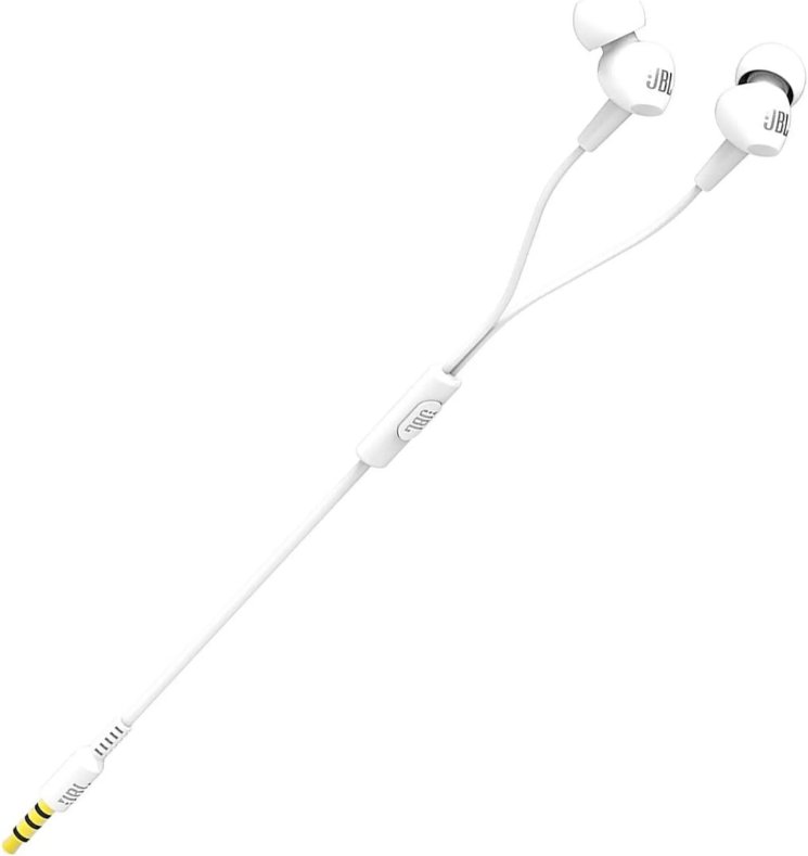 JBL Oryginalne Słuchawki Dokanałowe C100SI Białe Przewodowe Mini Jack 3.5MM (C100SIWHITE)