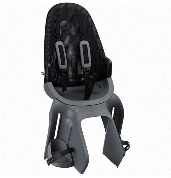 Elibas Fotelik dziecięcy QUIBBEL AIR sparkling silver, mocowanie na rurze podsiodłowej + moduł mocujący, udźwig 22kg