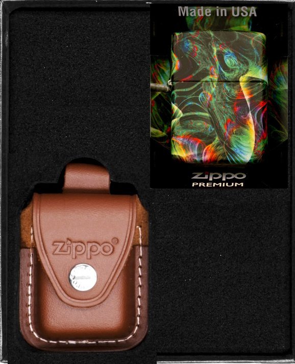 Zdjęcia - Zapalniczka Zippo Zestaw   PSYCHEDELIC SWIR DESIGN Prezentowy No2 