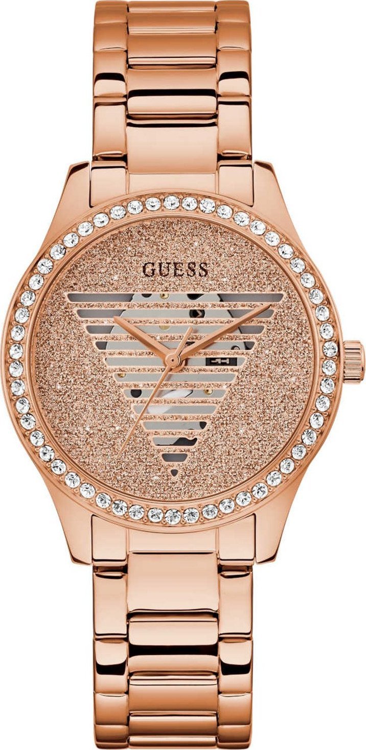 Zdjęcia - Zegarek GUESS    damski  GW0605L3 różowe złoto 