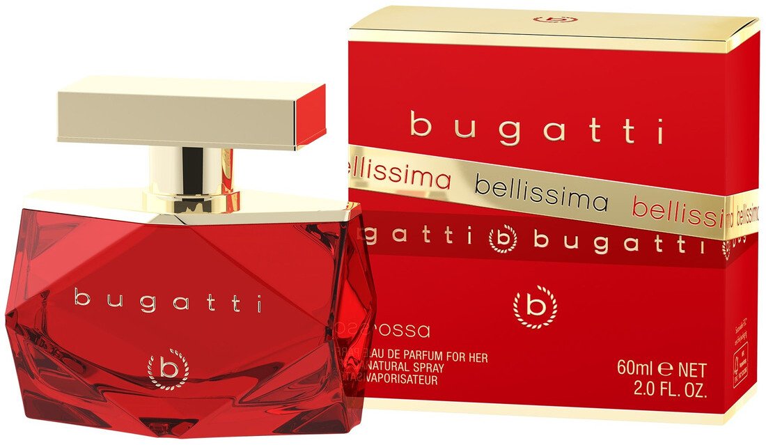 Sirowa Bugatti Bellissima Rossa Woda perfumowana dla kobiet 60ml