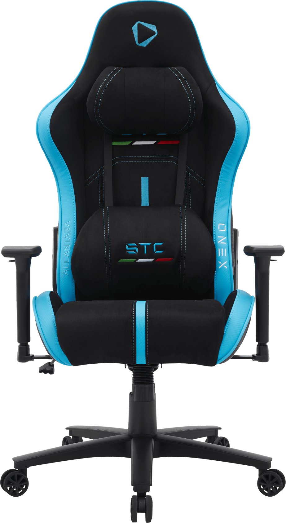 Fotel Onex STC Alcantara L Series Czarno-niebieski (ONEX-STC-A-L-BB)
