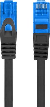Lanberg PATCHCORD KAT.6A S/FTP LSZH CCA 1.5M CZARNY FLUKE PASSED LANBERG