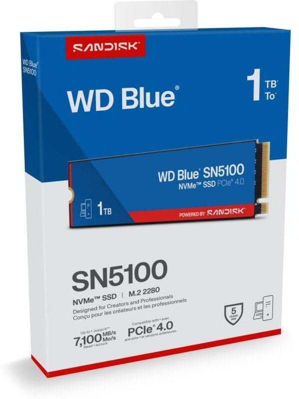Dysk SSD SanDisk Blue SN5100 1TB NVMe