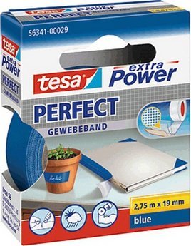 Tesa extra Power Perfect taśma tkaninowa 2,75m 19mm niebieski