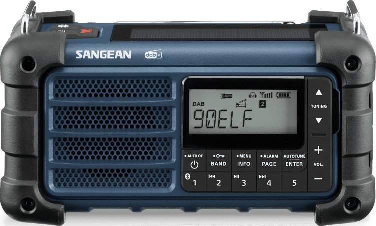 Фото - Радіоприймач / годинник Sangean Radio   MMR-99 DAB blue Emergency/Crank/Solar Radio 