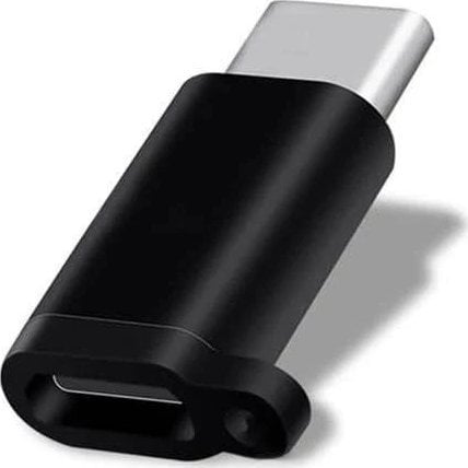 Adapter USB Mocco USB-C - MicroUSB Czarny (4752168086292)