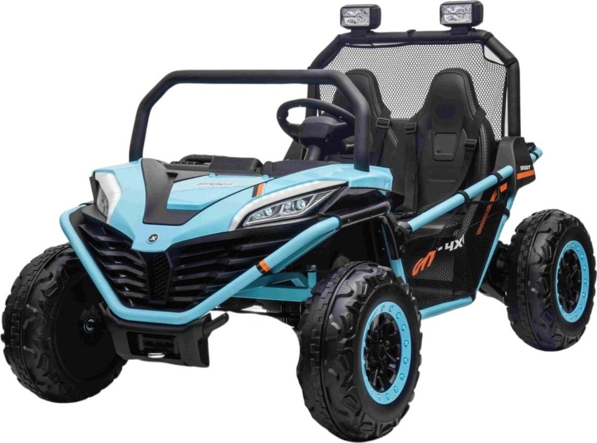Ramiz Auto Na Akumulator Pojazd Buggy FASTER 4x4 Niebieski MP3 LED