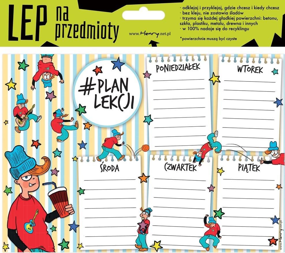 HENRY Elektrostatyczny plan lekcji A5 Chłopak