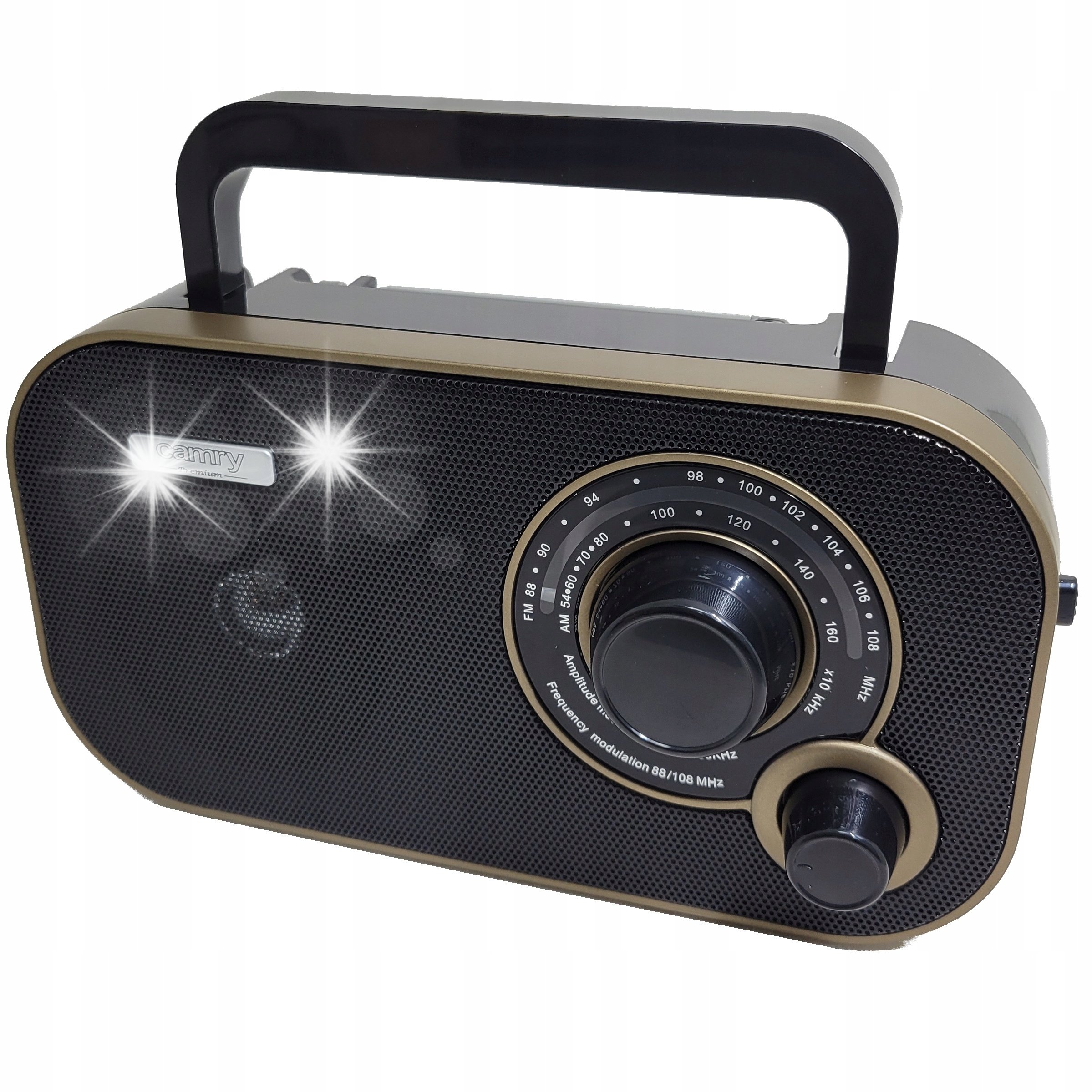 Radio Camry Radio Kuchenne Na Baterie FM AM Sprzęt Audio Dla Domu Antena Teleskopowa