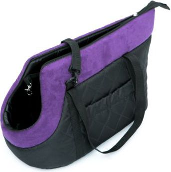 Hobbydog R1 Torba Czarny Z Fioletowym Szalem (Nubuk)