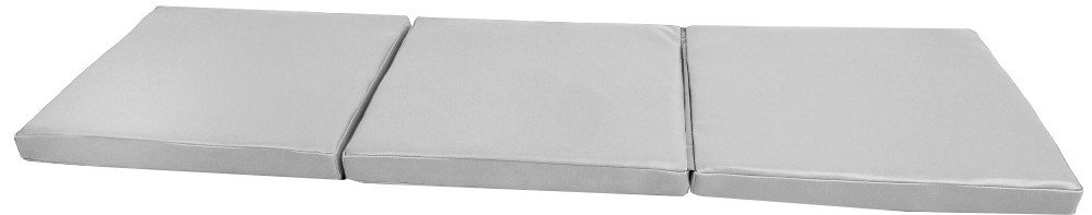 Małpiszon Materac gimnastyczny KIDS 150x50x5 cm 3-częściowy składany szary