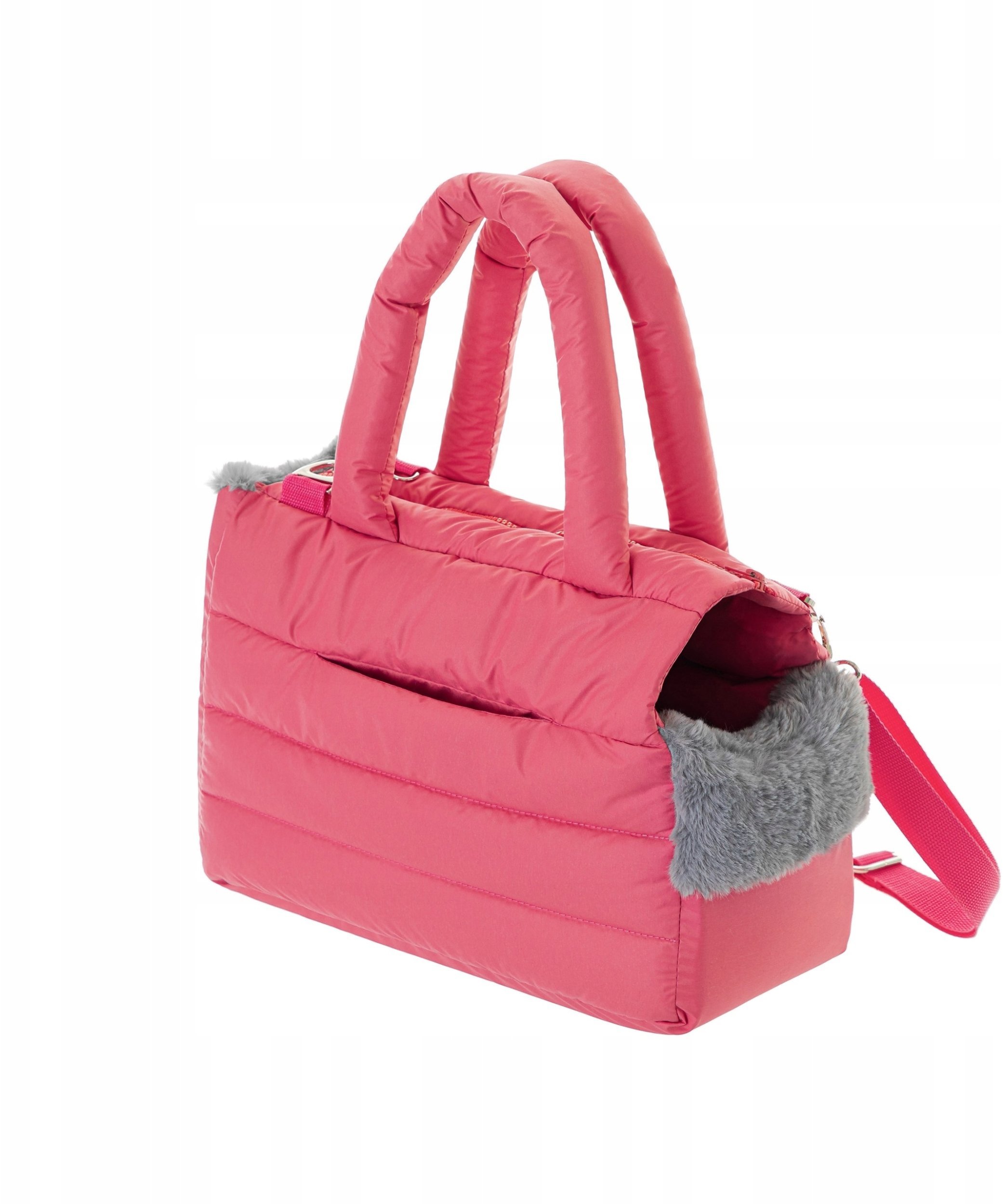 DoggyDolly TORBA FLUFFY RIDE MALINOWY