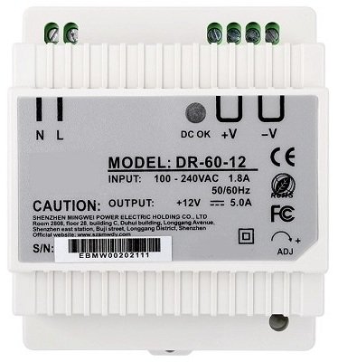 REER ZASILACZ NA SZYNĘ DIN 12V 5A