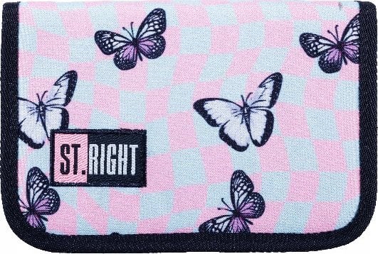 Piórnik St. Majewski PIORNIK 1ZAM 2KLAP CHESS BUTTERFLIES FO FOL