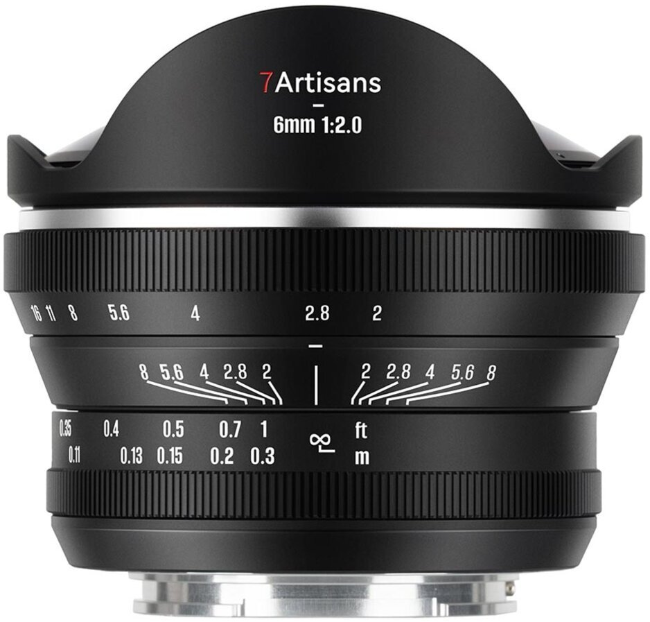 7Artisans 6mm F2.0 Sony E