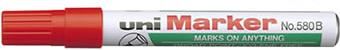 Uni Mitsubishi Pencil Marker 580B czerwony (UN5017)