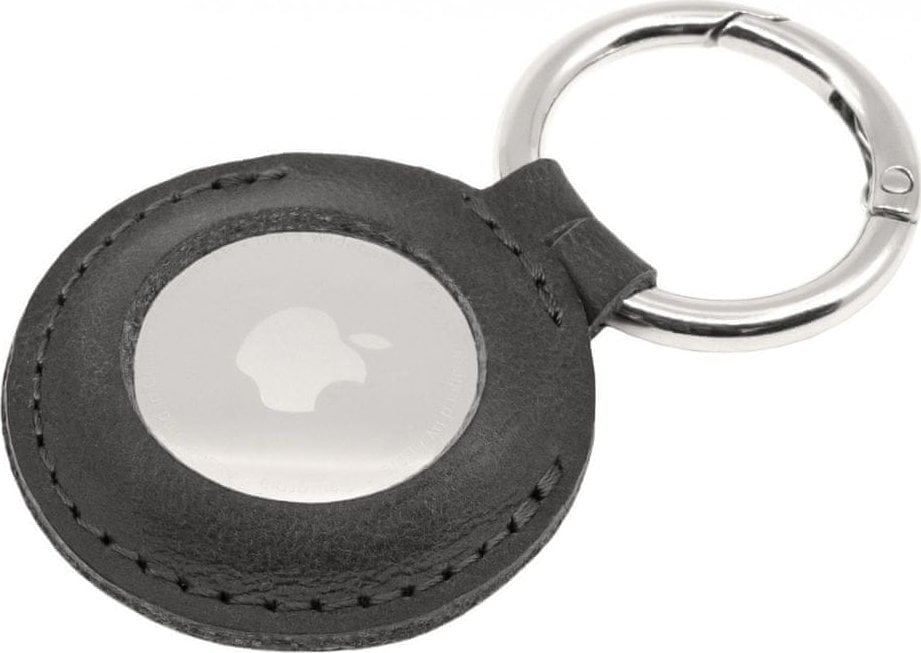 Fixed Fixed | Case for AirTag | Genuine cowhide | Black