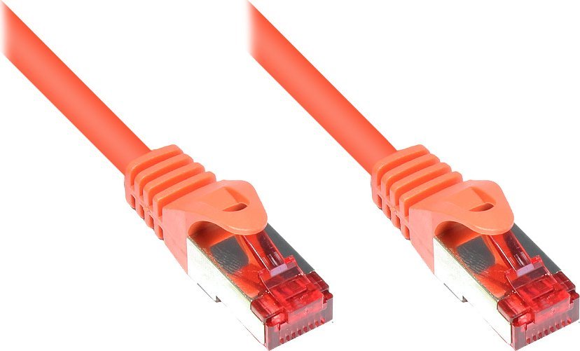 Alcasa 1m Cat6 S/FTP kabel sieciowy Pomarańczowy S/FTP (S-STP)