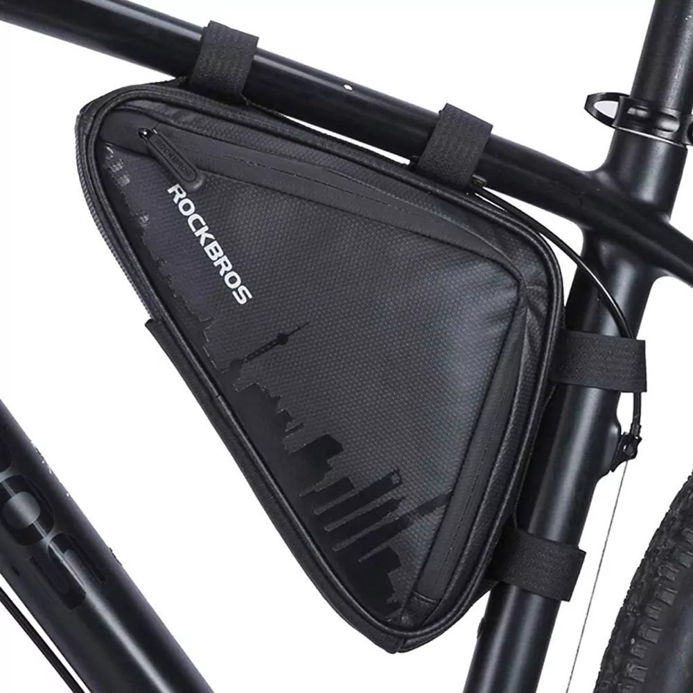 RockBros ROCKBROS B39-2 Torba rowerowa wodoodporna na ramę czarna