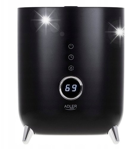 Nawilżacz powietrza Adler AD 7972 Nawilżacz ultradźwiękowy LED dyfuzor nawilżacz powietrza Czarny