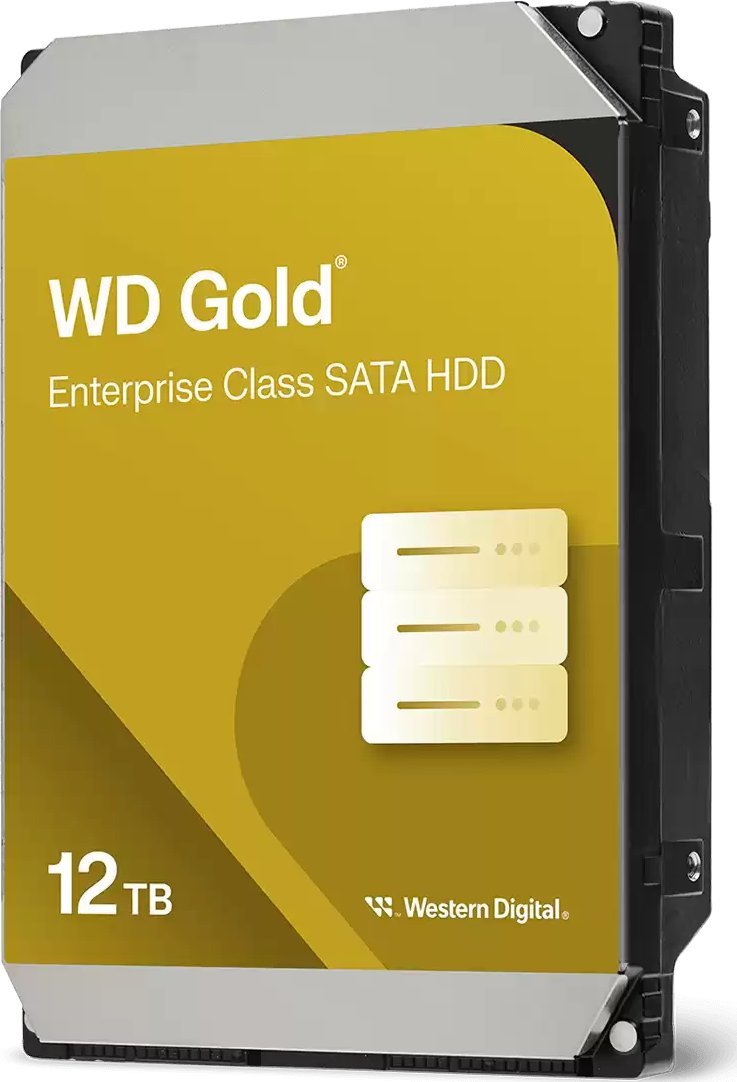 Фото - Жорсткий диск WD Dysk  Dysk twardy HDD  Gold 12TB 3 5 SATA WD122KRYZ 