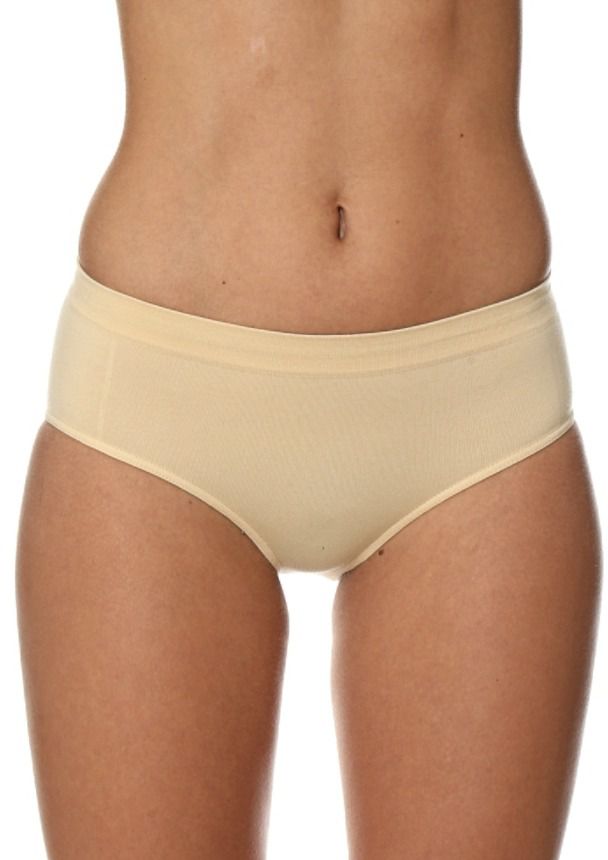 Brubeck Majtki damskie Hipster Classic Comfort Cotton beżowe r. L (HI00090A)