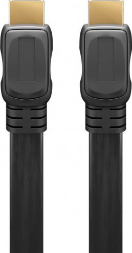 Kabel Goobay Przewód HDMI Slim o dużej szybkości transmisji z Ethernetem - Długość kabla 1 m