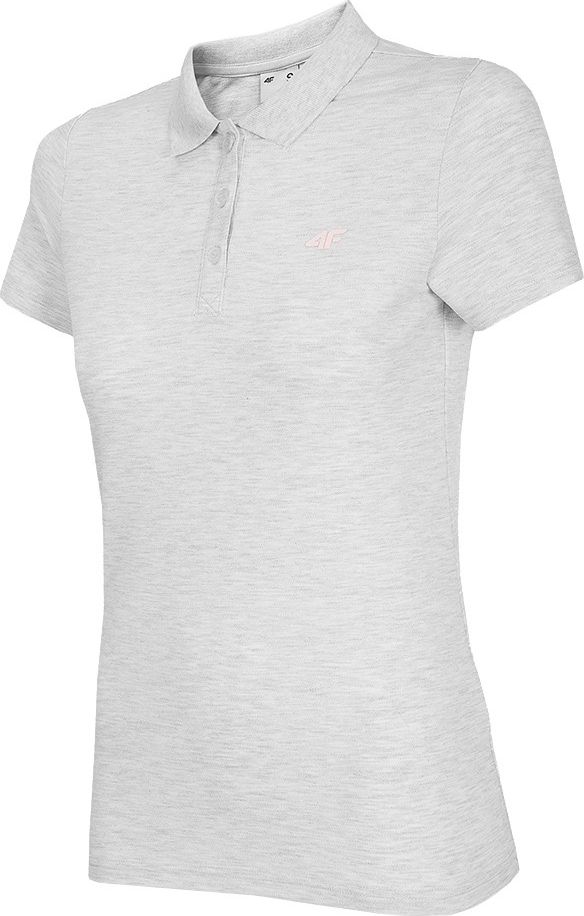 4f 4F t-shirt damski NOSH4-TSD007 BIAŁY MELANŻ r.S