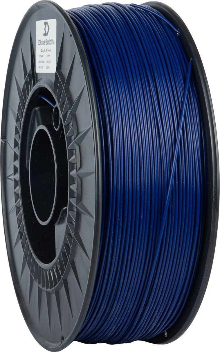 3DPower Filament 3DPower Basic PLA 1.75mm Ciemny Niebieski 1kg