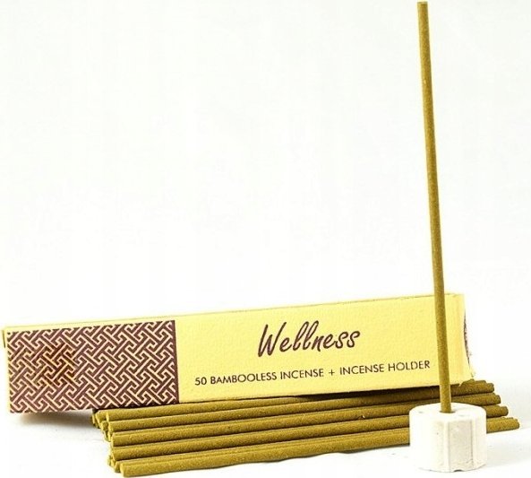 Song Of India Song of India Wellness Bamboo-free kadzidła indyjskie z ceramicznym stojakiem 50 szt.