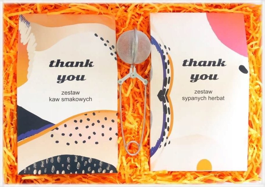 Cup&You Zestaw THANK YOU herbaciano kawowe podziękowanie