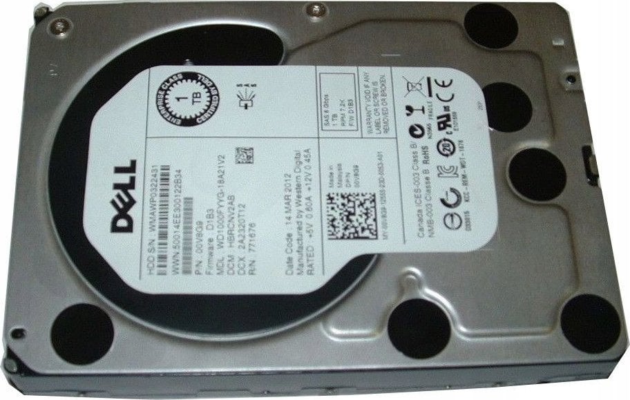 Фото - Опція для сервера Dell Dysk serwerowy  1TB 3.5'' SAS-2  (0V8G9) (6Gb/s)