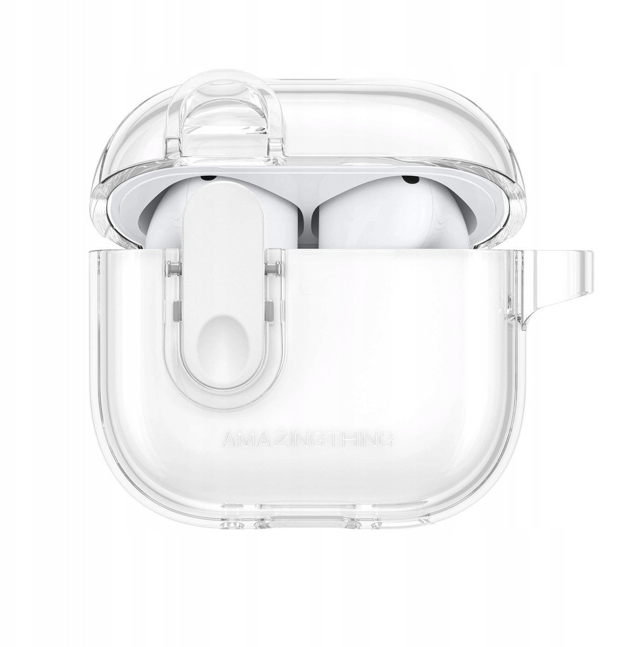 Etui AMAZINGTHING Minimal Case do AirPods 4 – przezroczyste