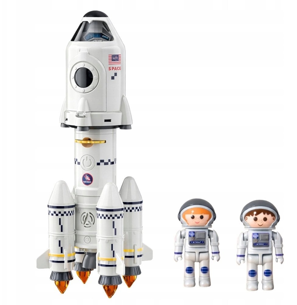 Zabawka Edukacyjna Rakieta Kosmiczna 5w1 Astronauci Światła Dźwięki
