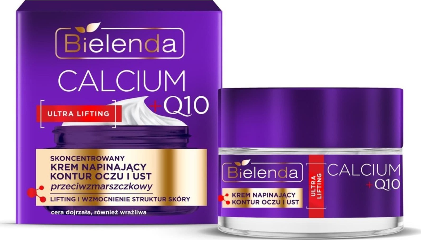 Bielenda BIELENDA CALCIUM+Q10 Krem napinający kontur ust i oczu 15ml