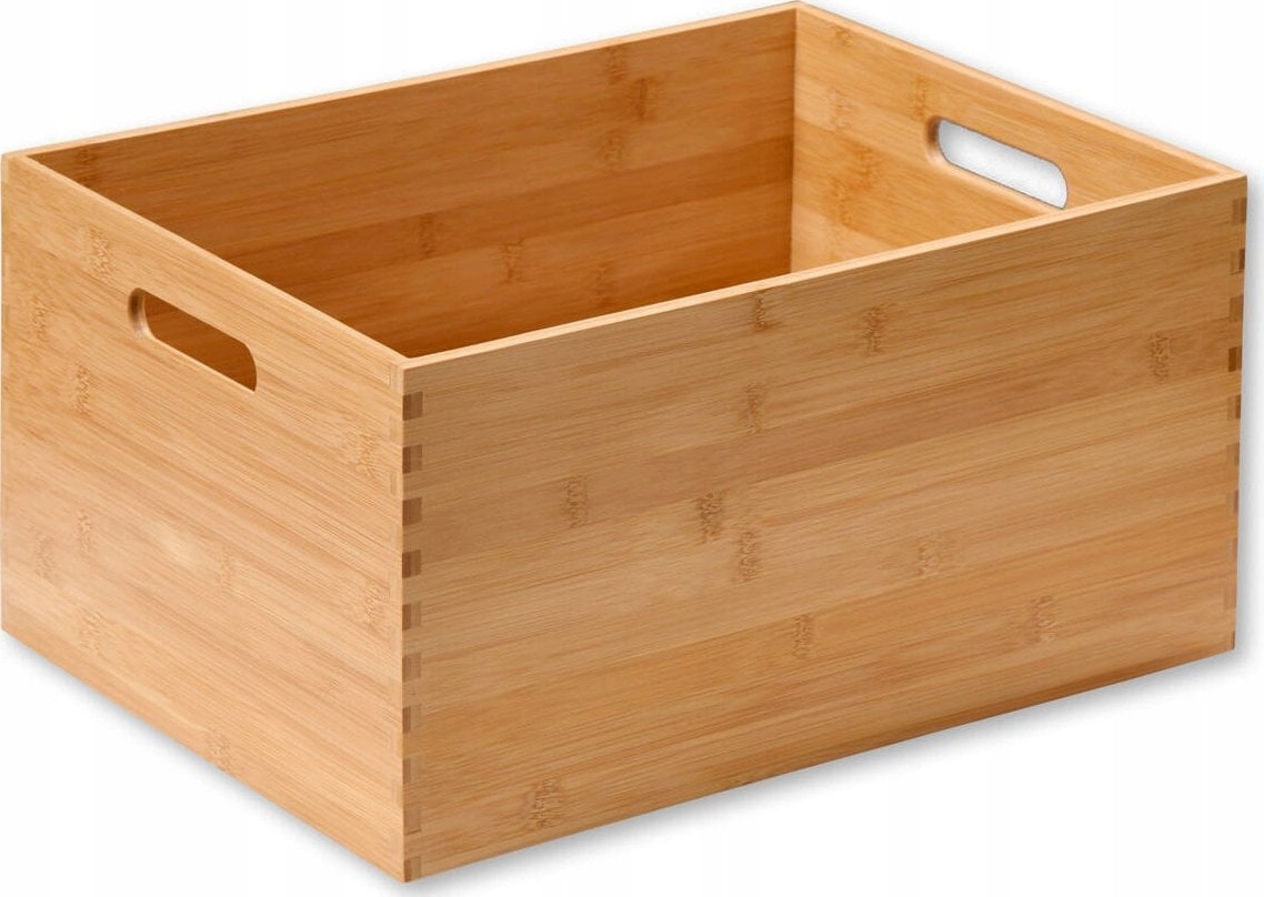 Kesper Drewniane pudełko z uchwytami bambusowy