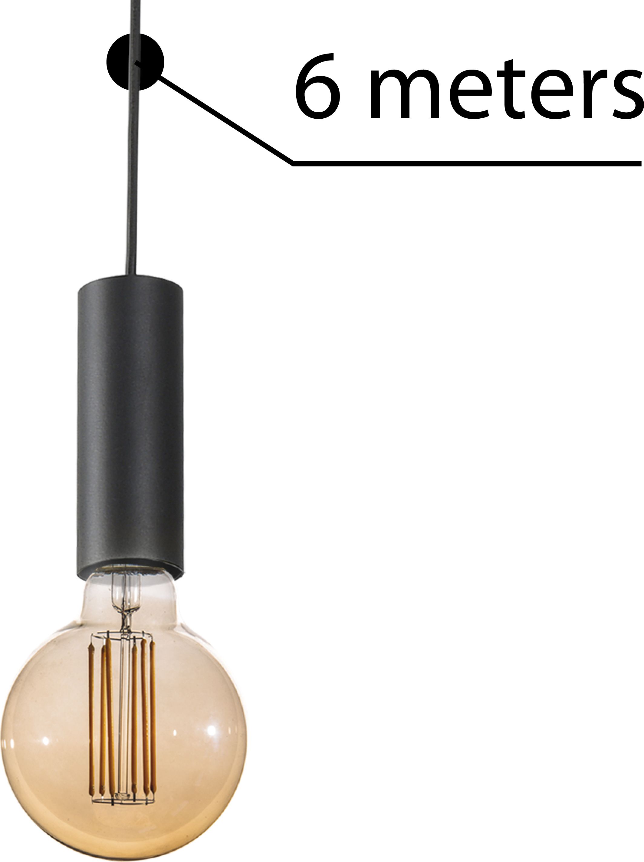 Azzardo Czarny moduł wiszący do lampy pająk AZzardo Ziko AZ3116