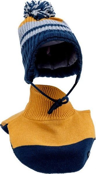 YO CZAPKA I KOMIN KOMPLET ZIMOWY 42-44 DWUWARSTWOWY