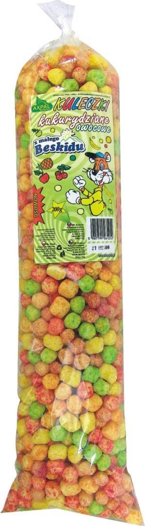 Axpal Axpal Chrupki kulki owocowe kukurydziane 200g