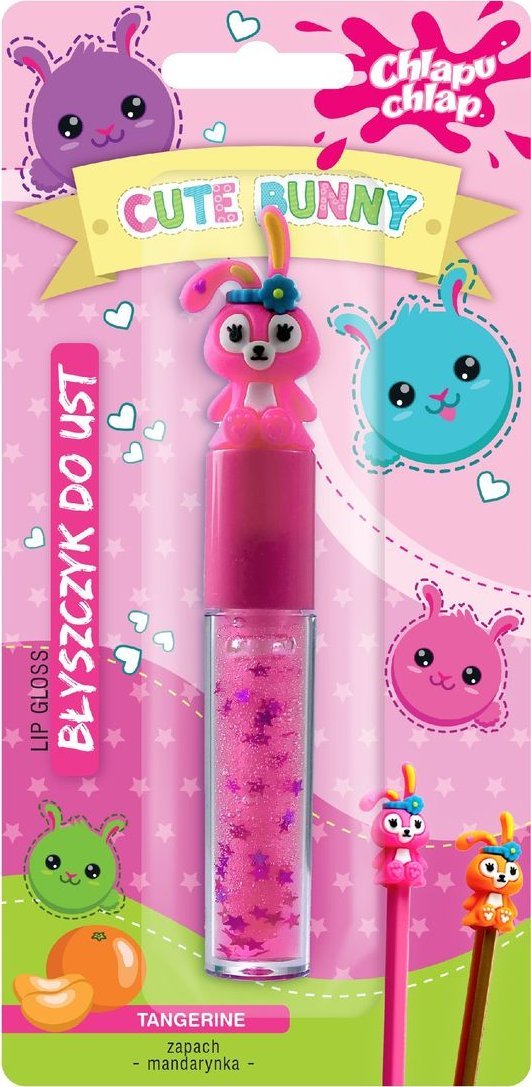 Chlapu Chlap Błyszczyk do ust cute bunny-mandarynka 1szt
