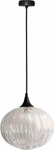 Zdjęcia - Żyrandol / lampa Candellux Lampa wisząca  LAMPA WISZĄCA EXETER 240mm 1 CZARNY  (50101276)