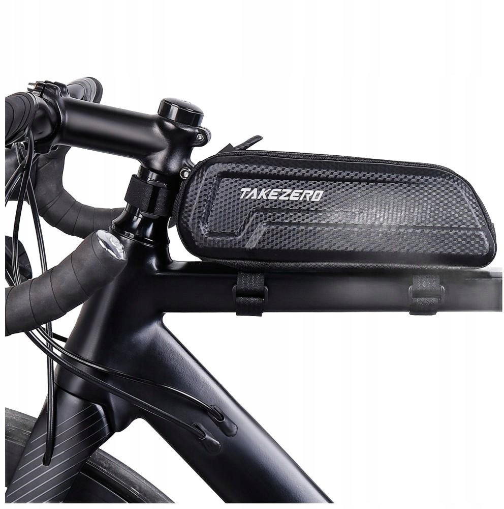 WildMan Etui/sakwa na ramę roweru TAKEZERO A5 1L uchwyt rowerowy czarny