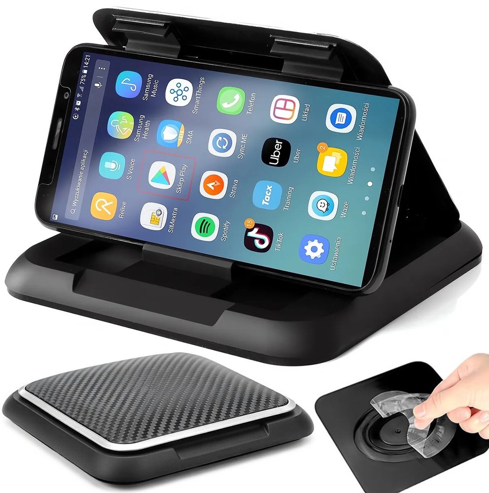 Verk UCHWYT SAMOCHODOWY NA TELEFON NAWIGACJĘ DESKA KOKPIT STOJAK