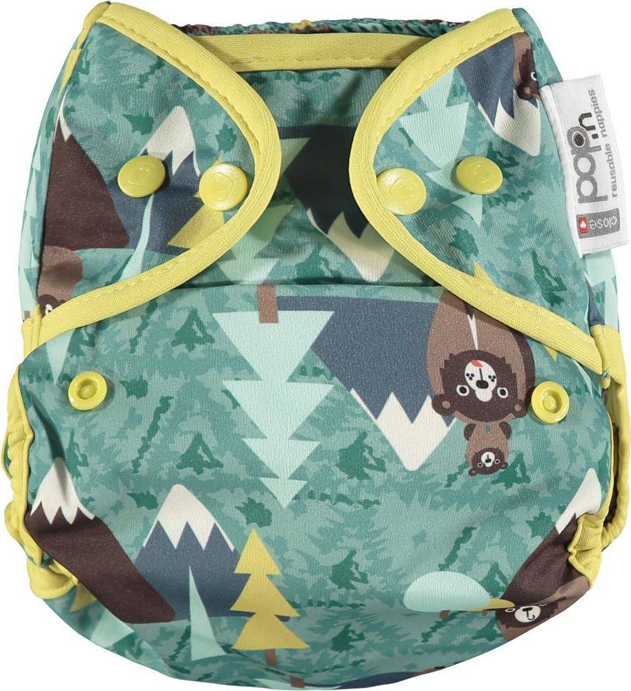 Close Caboo Otulacz, pieluszka wielorazowa z napami Bear 3-16 kg, 1 szt.