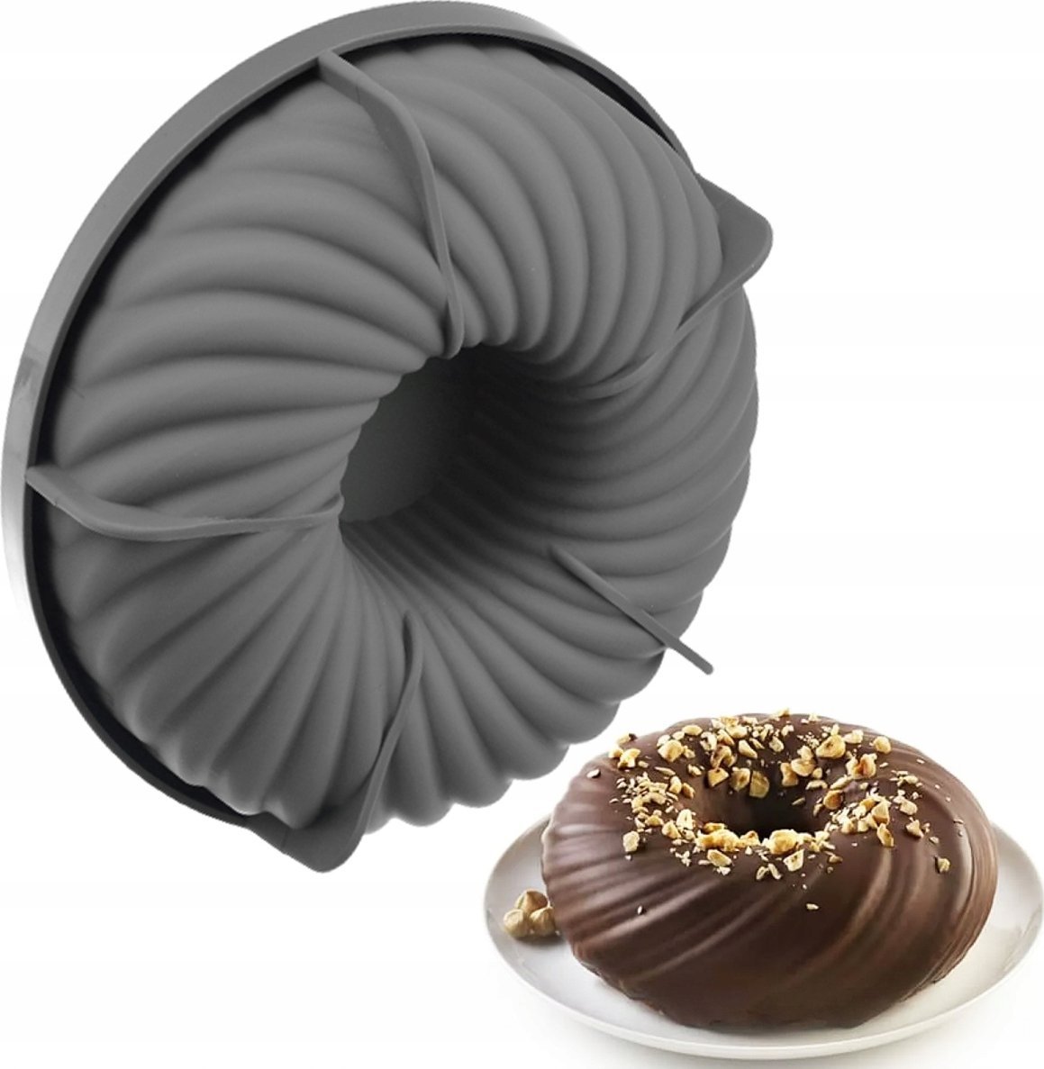 Brunbeste Forma Silikonowa Do Pieczenia Babki 20cm 3604