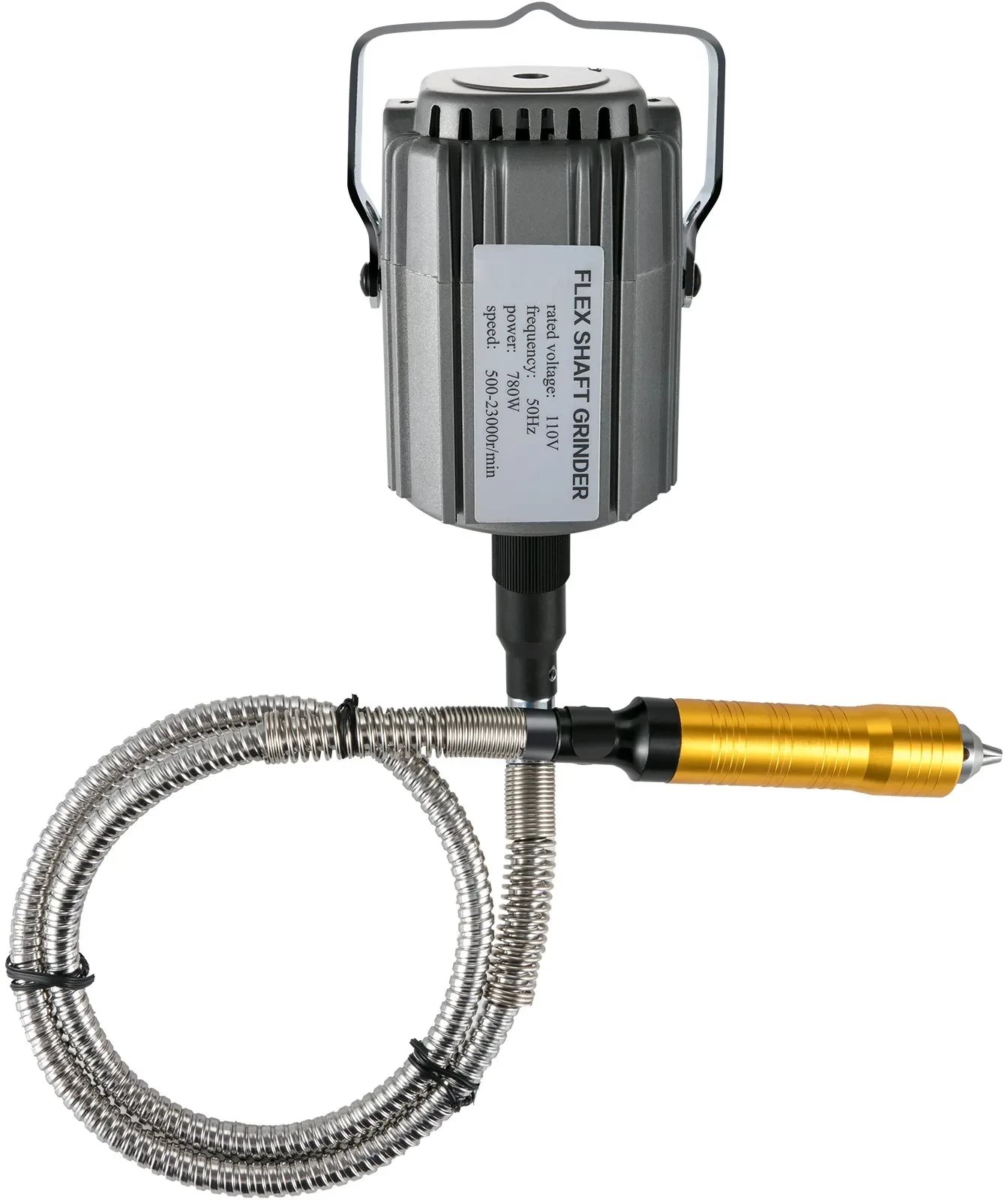 Szlifierka jubilerska 780W z pedałem wisząca 131 części do polerowania