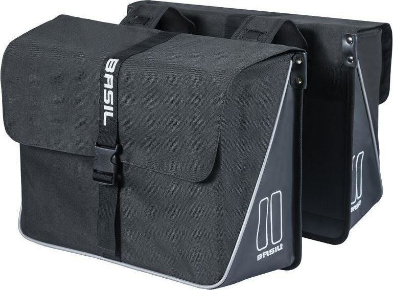 Basil Sakwa Miejska Podwójna BASIL FORTE DOUBLE BAG 35L, Universal Bridge System, wodoodporna plande...