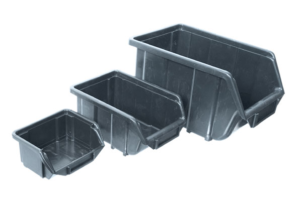 Mega Pojemnik magazynowy 220x355x167mm czerwony (35532C)