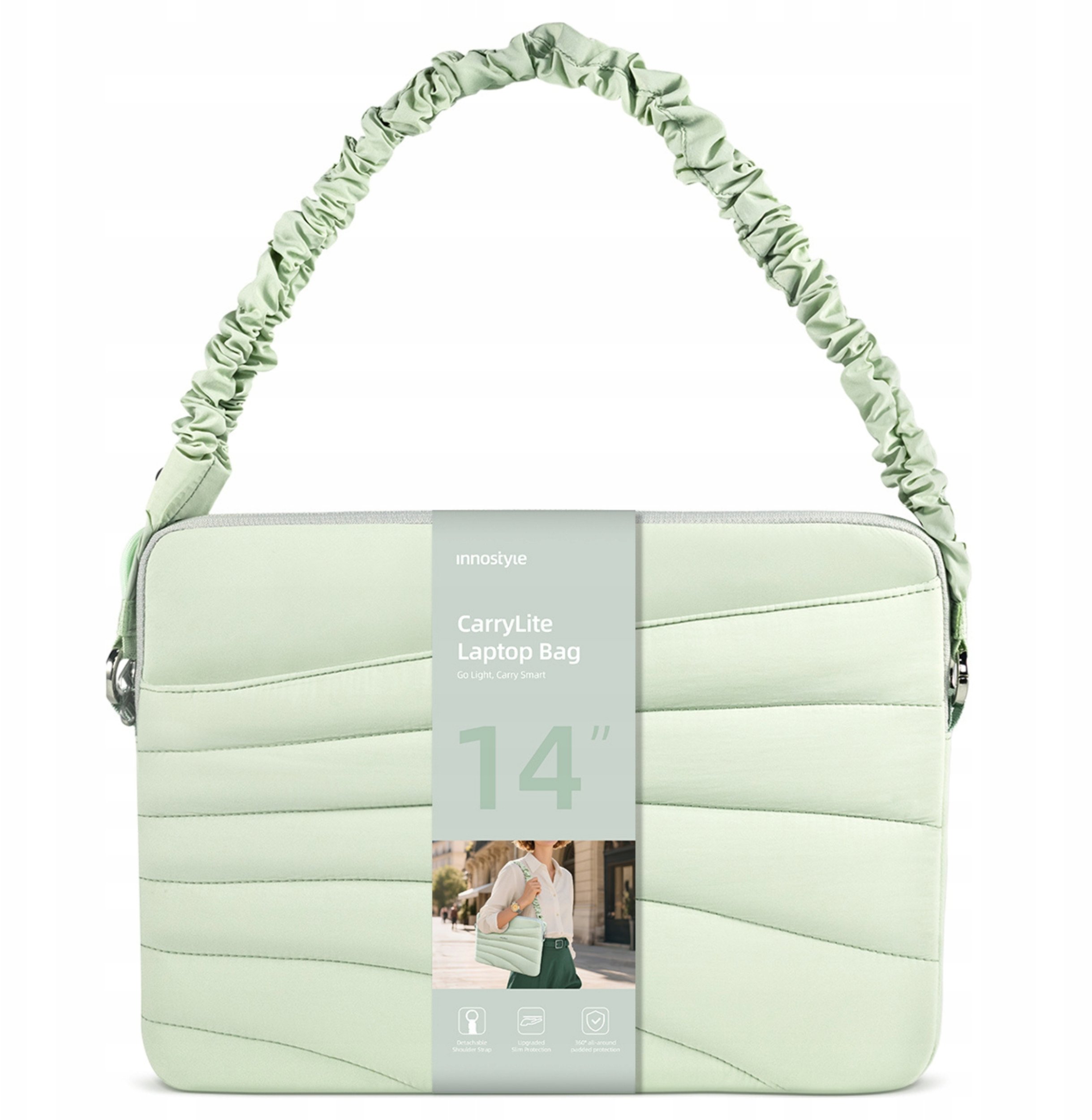 Torba Innostyle Na laptopa 13 14 wodoodporna CARRYLITE ELASTIC STRAP